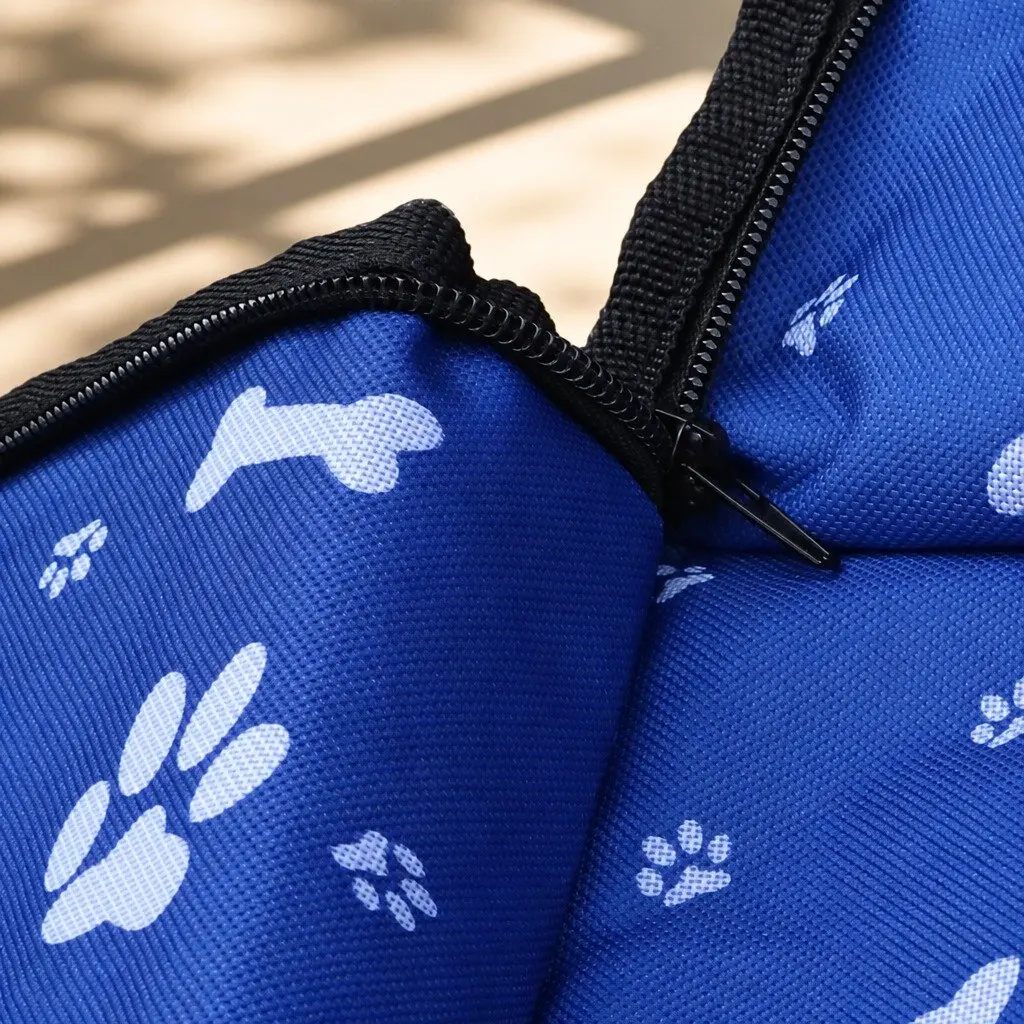 Pet Car Seat Cover Blue 140cm x 145cm Waterproof Hammock Style Protector