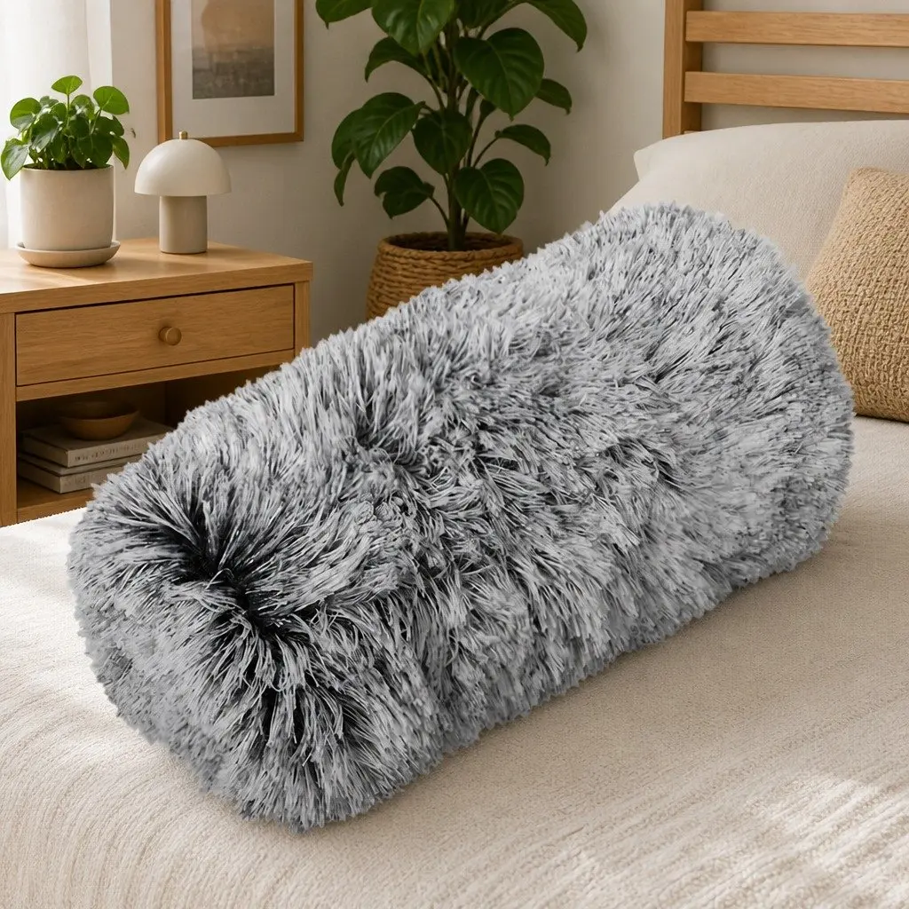Dog Pet Bed Charcoal Medium Memory Foam Cushion Removable Cover