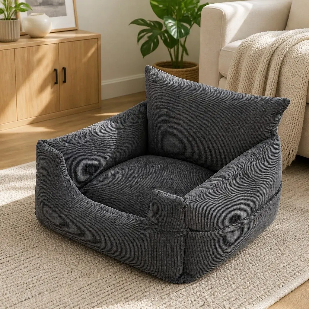 Medium Grey Dog Car Seat