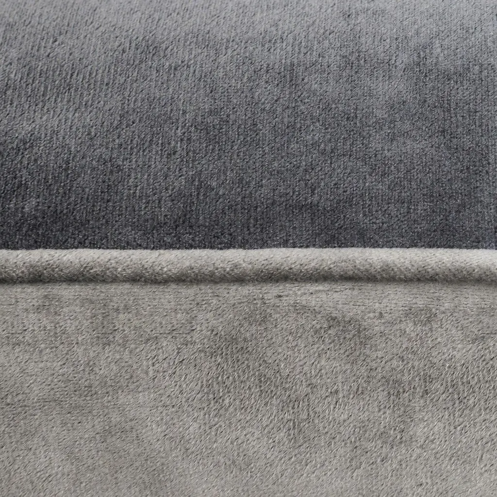 Memory Foam Pet Sofa Bed Grey XL Orthopaedic Dog Cat Lounger Washable