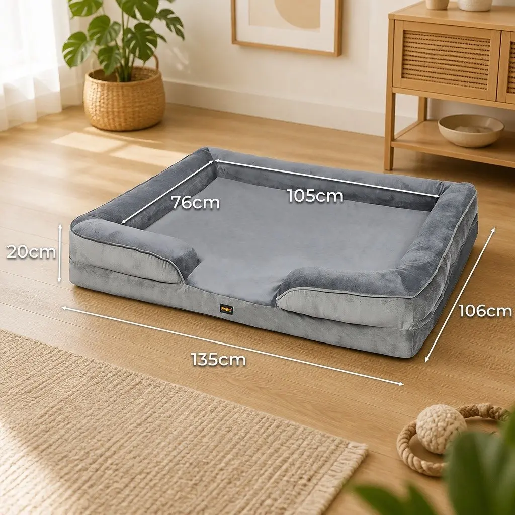 XXL Memory Foam Pet Bed for Comfort and Support