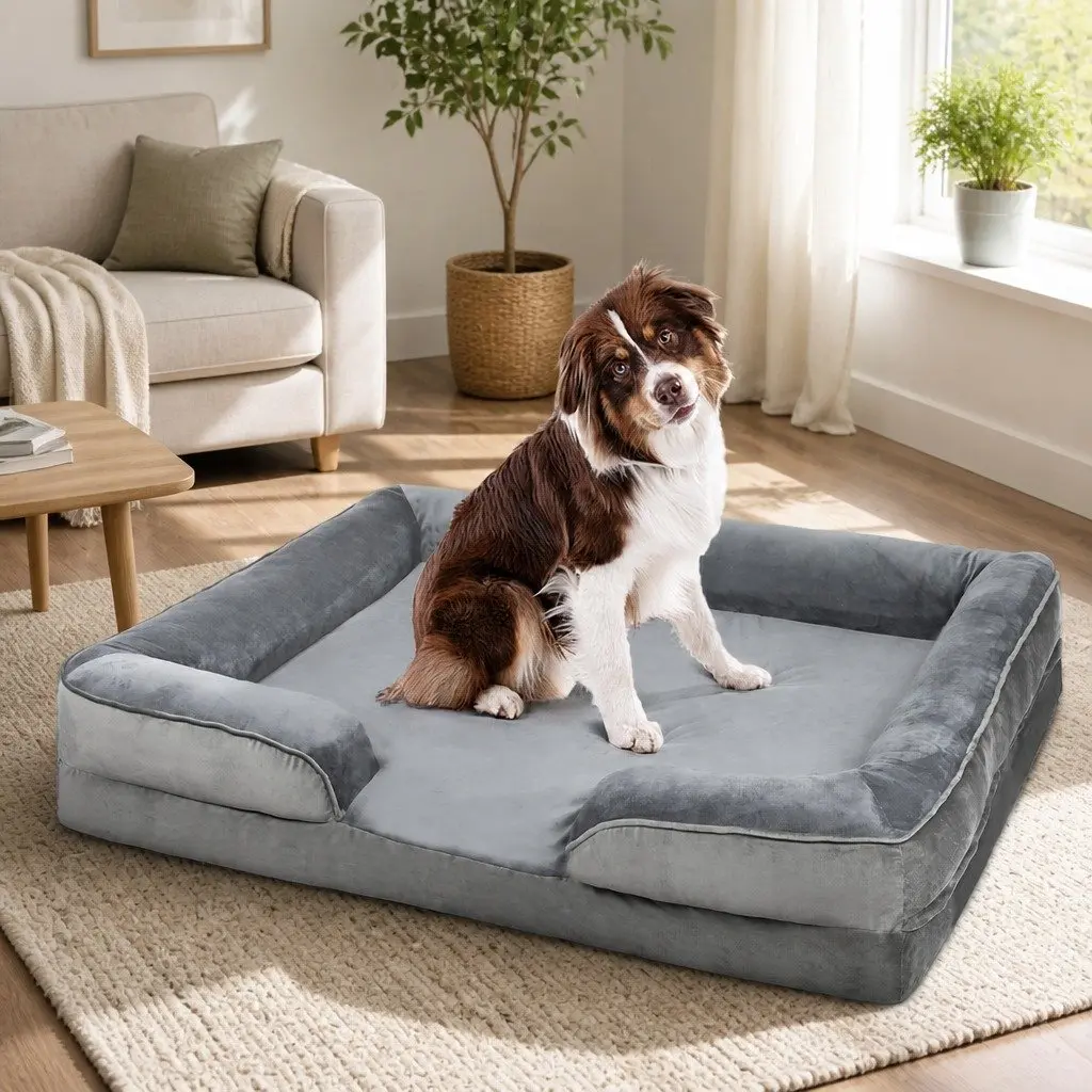 XXL Memory Foam Pet Bed for Comfort and Support