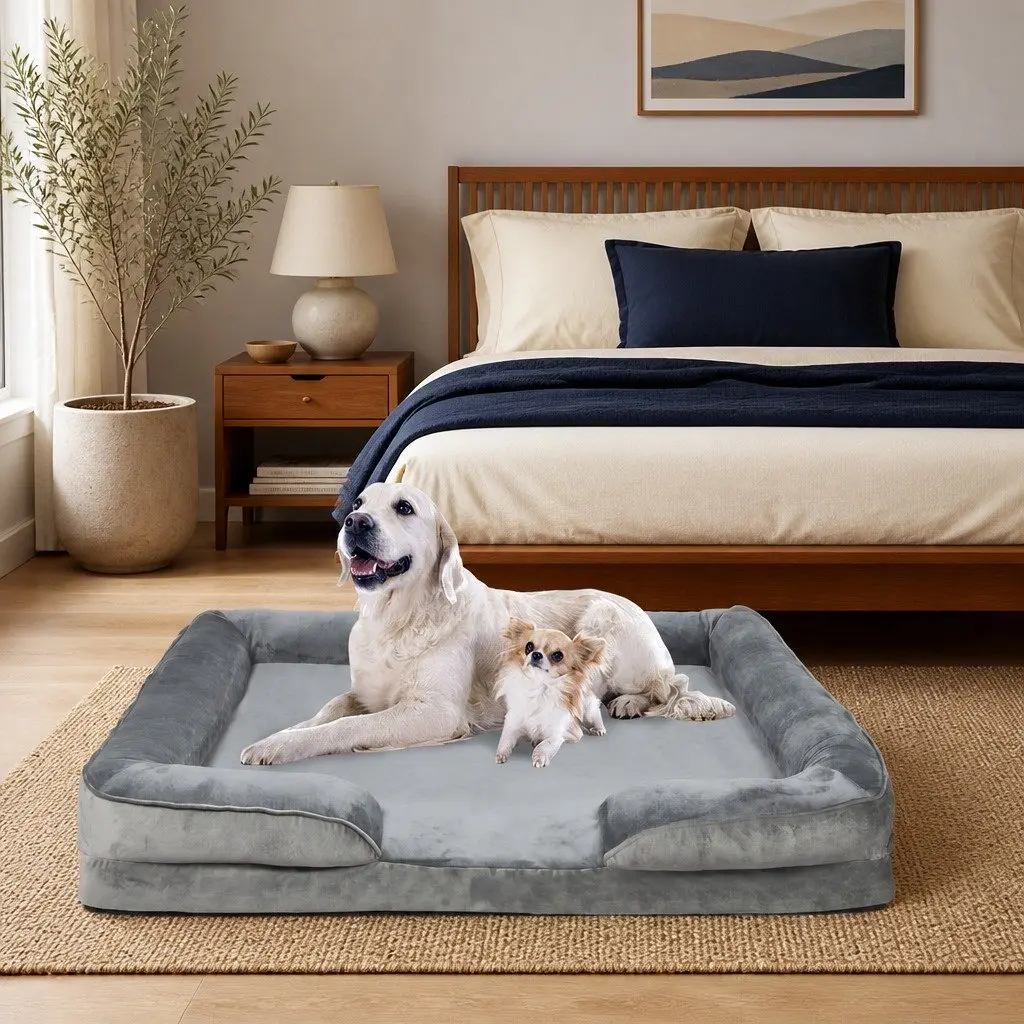 XXL Memory Foam Pet Bed for Comfort and Support