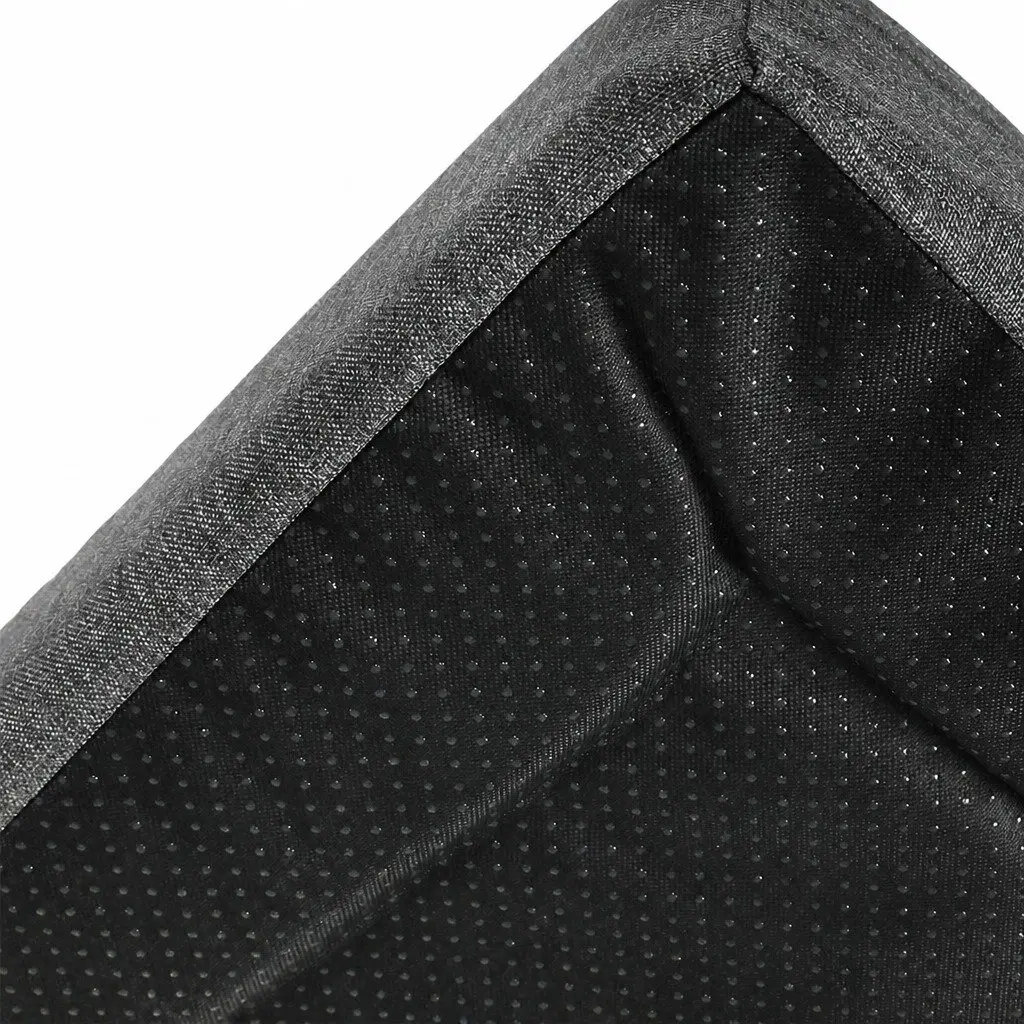Memory Foam Pet Bed Grey Medium Orthopedic Egg Crate Foam Waterproof
