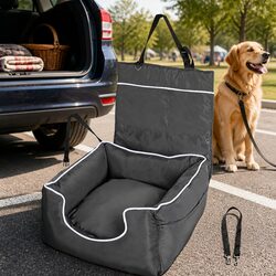 Concise Dog Car Booster Seat for Easy Travel