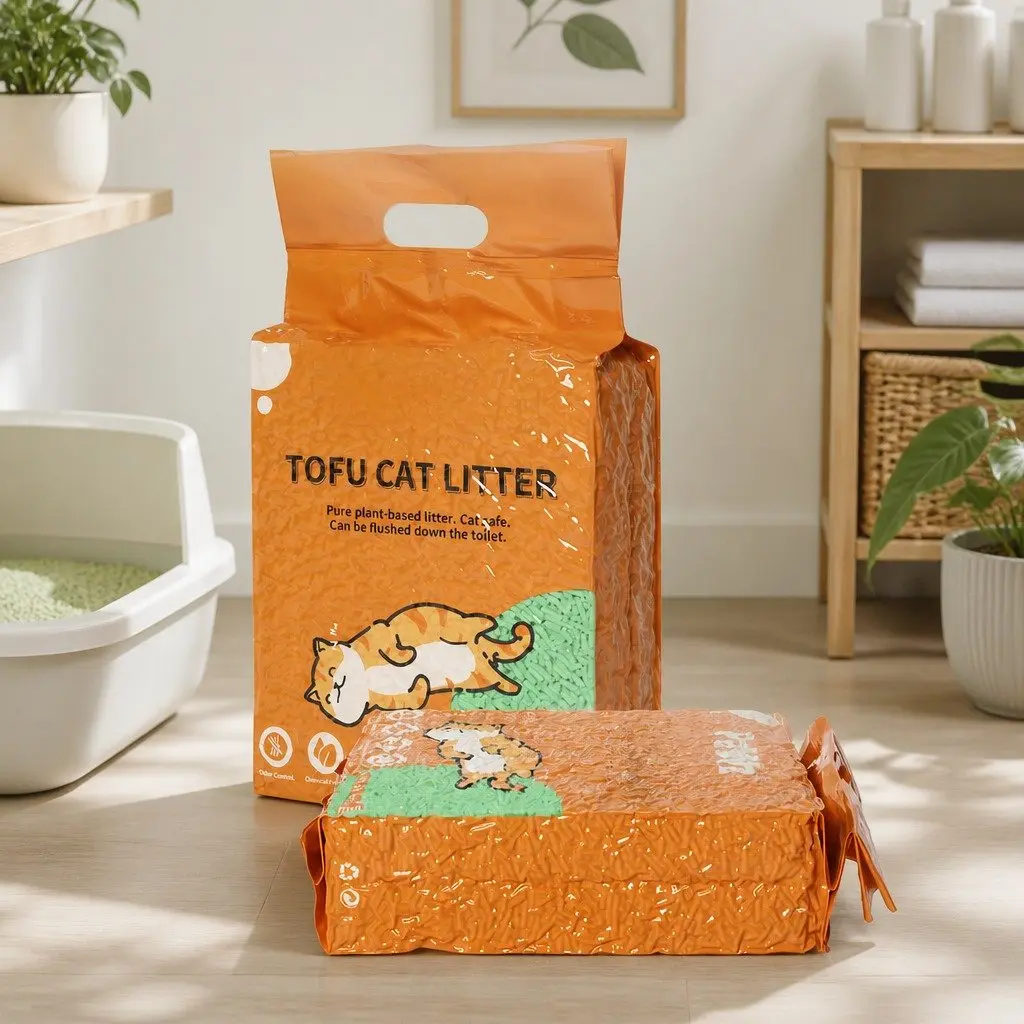 Tofu Cat Litter Green Tea Scent 2.5kg Biodegradable Flushable Odour Control
