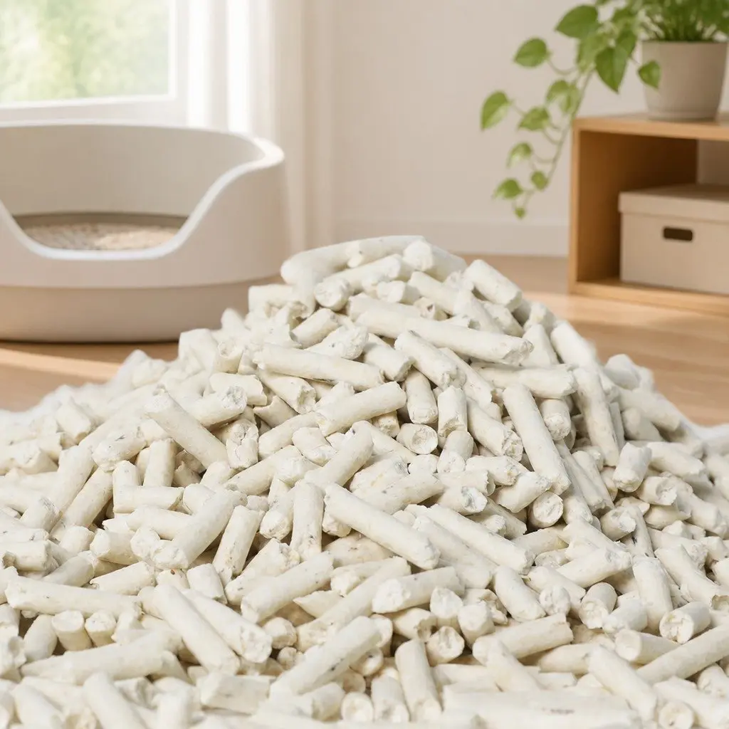 Tofu Cat Litter Natural Biodegradable Soybean Fibre Clumping Odour Control 2.5kg