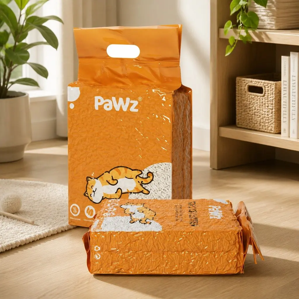 Tofu Cat Litter Natural 2.5kg Biodegradable Clumping Flushable Odour Control