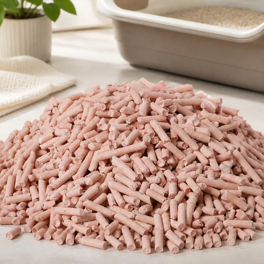Tofu Cat Litter Peach Scent 2.5kg Clumping Flushable Biodegradable Odour Control