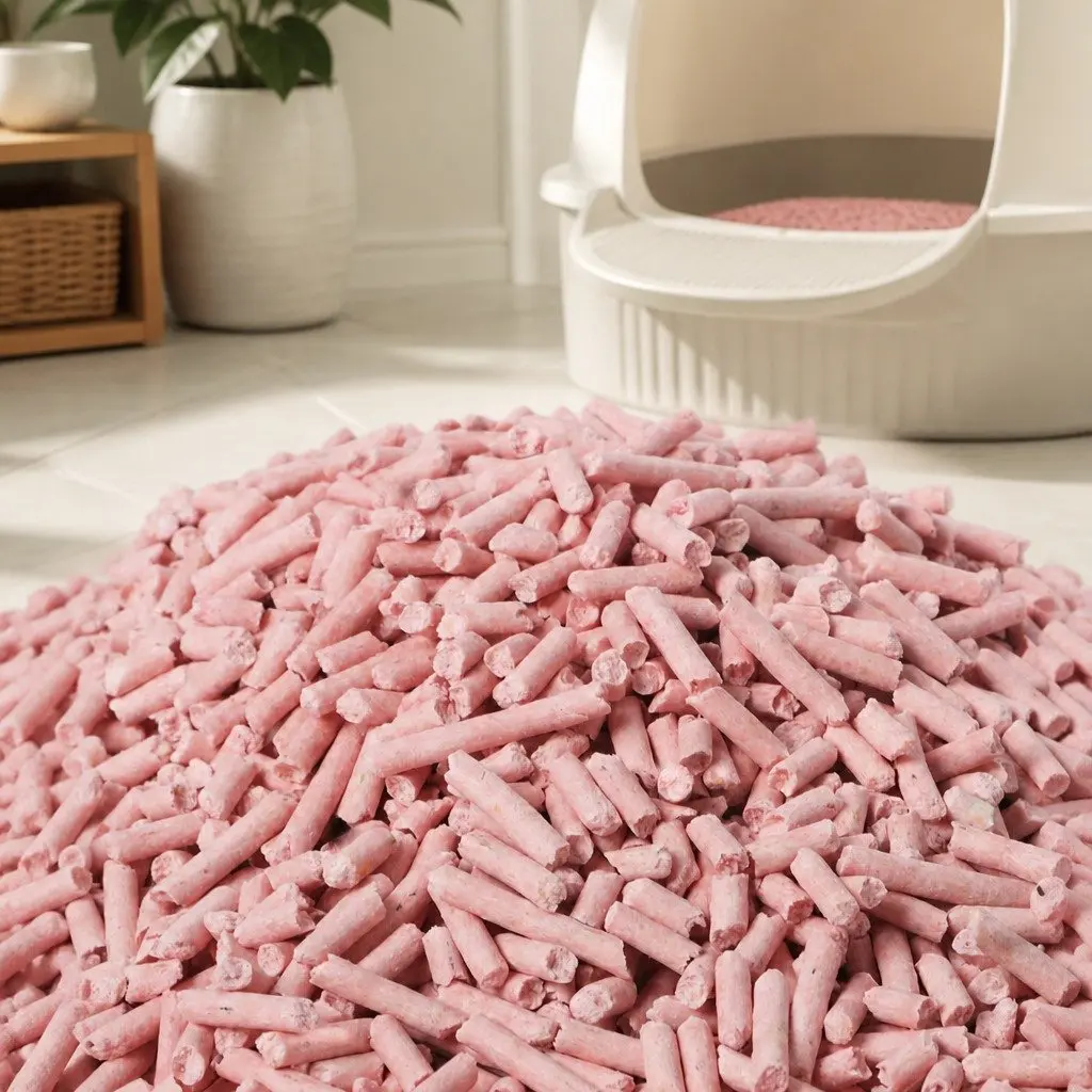 Tofu Cat Litter Watermelon Scent 2.5kg Clumping Biodegradable Natural
