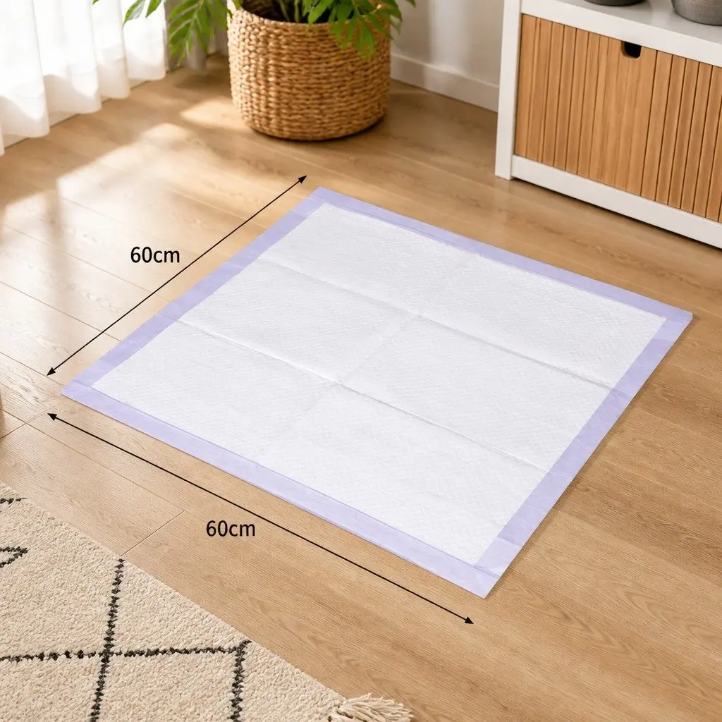 Pet Training Pad Lavender 60x60cm Absorbent Waterproof Odour Control