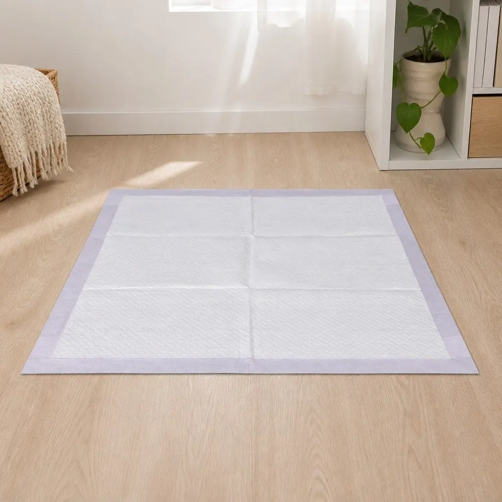 Dog Toilet Training Pad Lavender 60x60cm Absorbent Non-woven Odour Control