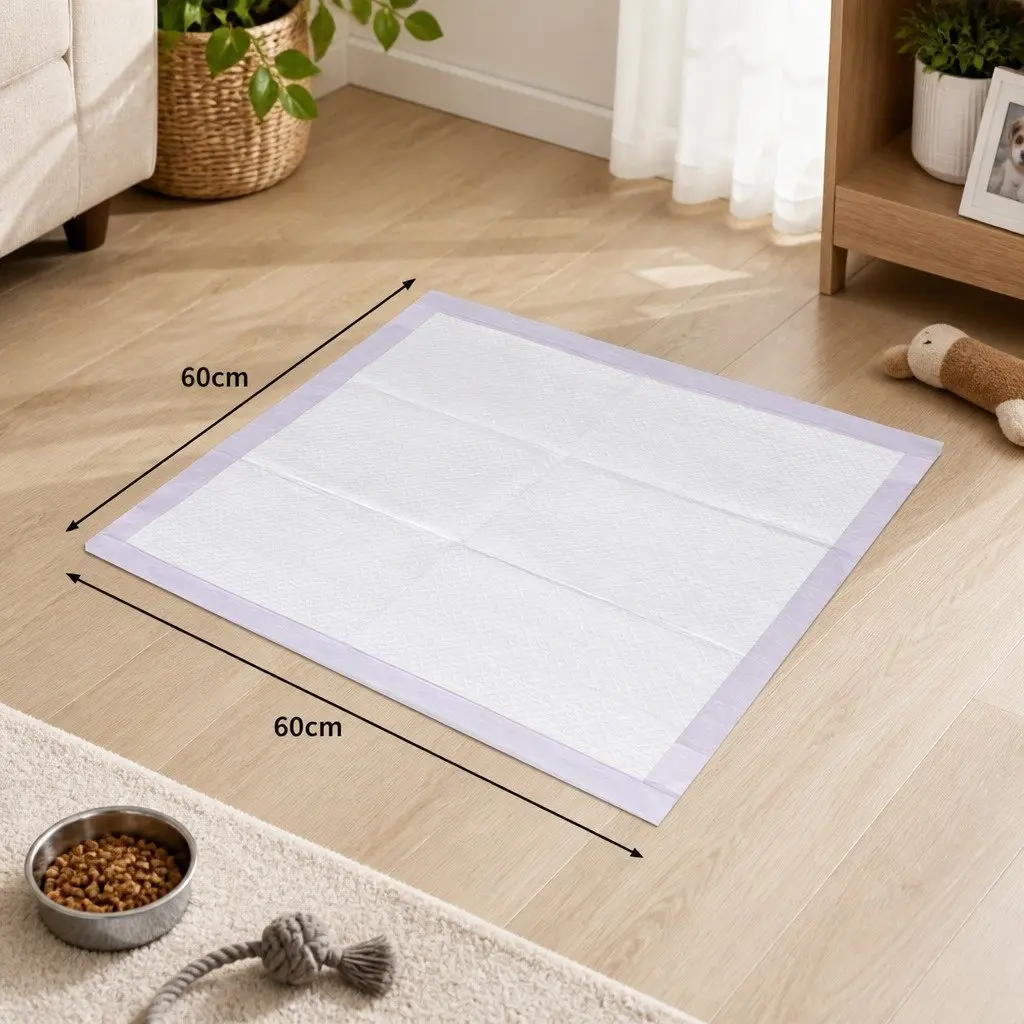 Dog Toilet Training Pad Lavender 60x60cm Absorbent Non-woven Odour Control