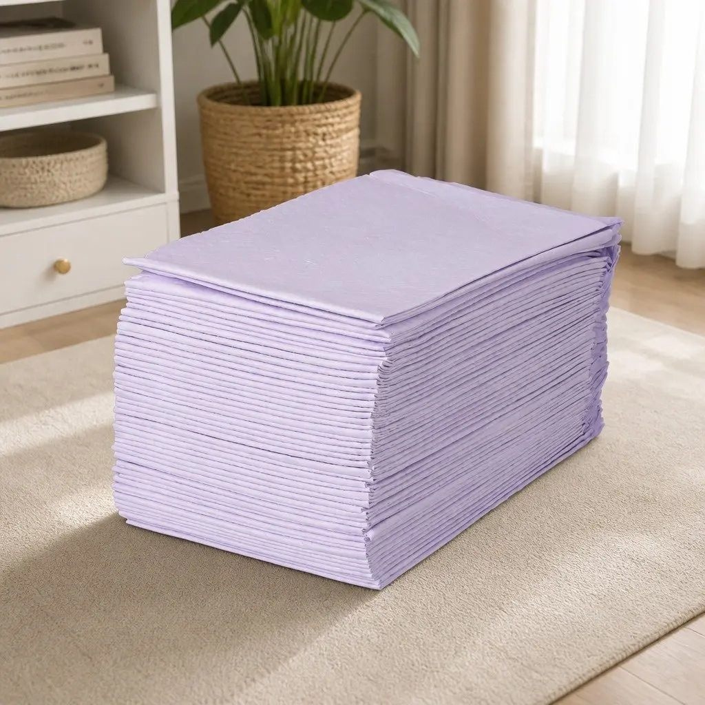 Dog Toilet Training Pad Lavender 60x60cm Absorbent Non-woven Odour Control