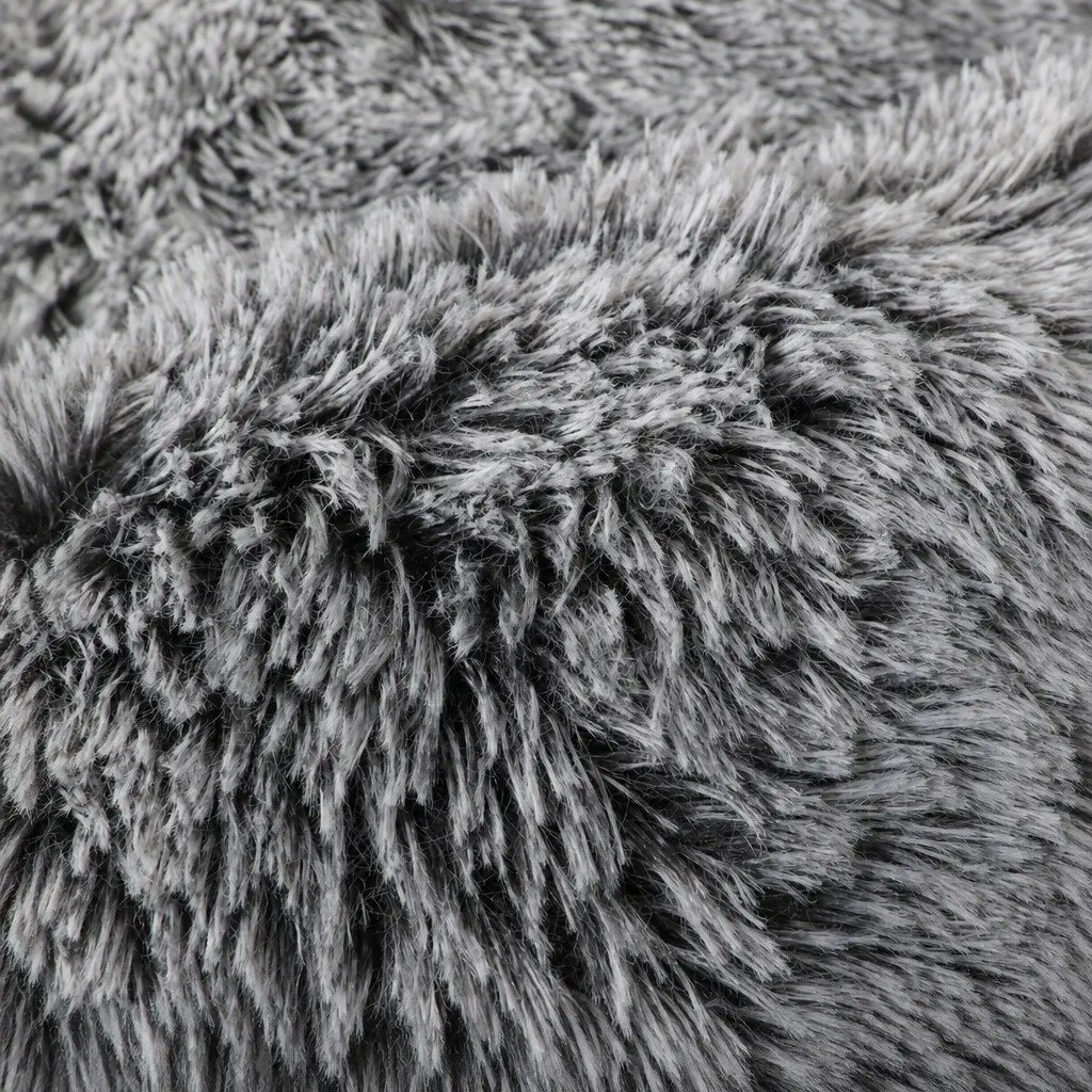 Memory Foam Dog Donut Bed in Charcoal