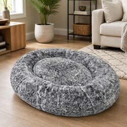 Concise Charcoal Adult Nap Cushion with Memory Foam