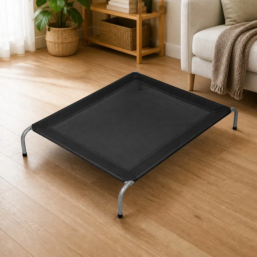 Elevated Pet Trampoline Bed for Restful Sleep
