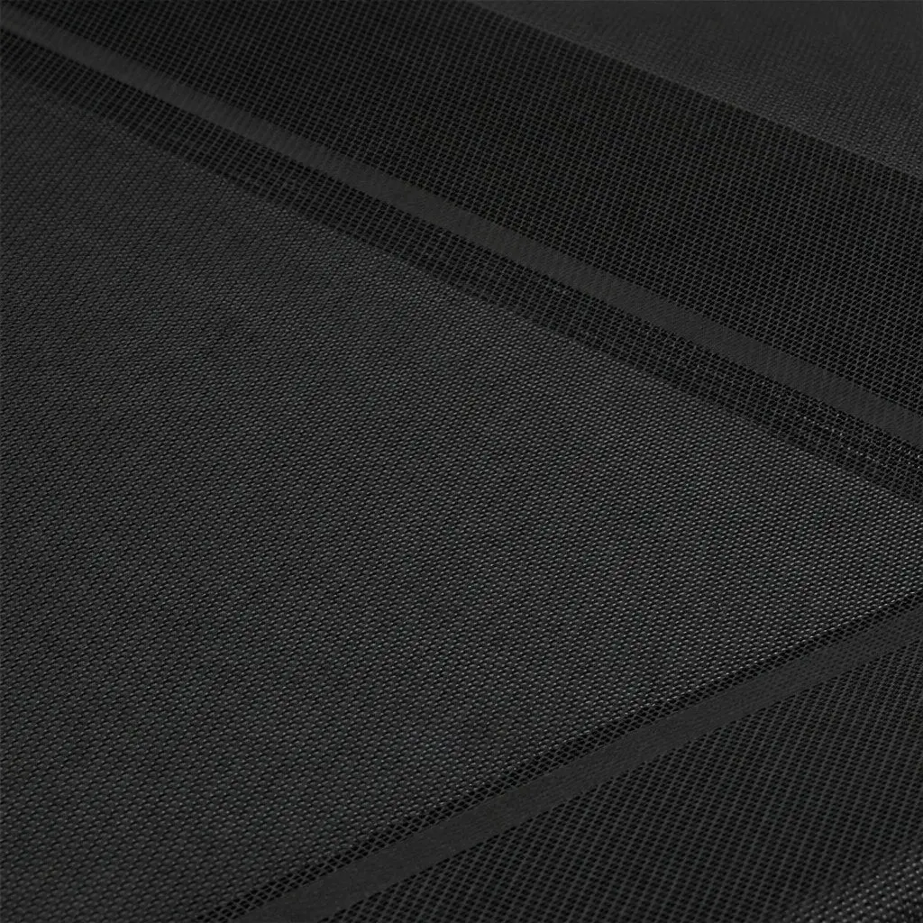 Elevated Trampoline Pet Bed XX-Large Raised Dog Cat Bed Steel Frame Mesh Black