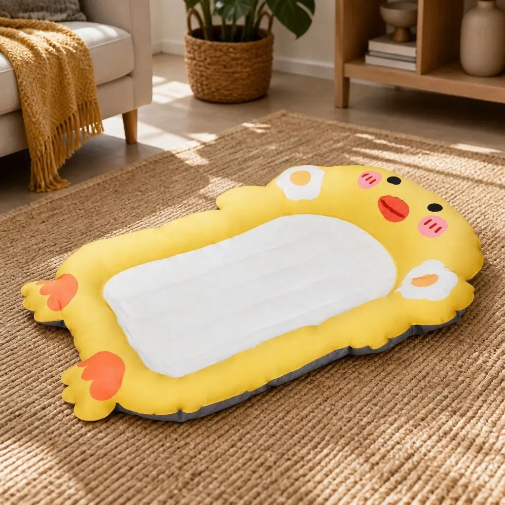 Pet Cooling Mat Yellow Ultra-Large Waterproof Easy Clean