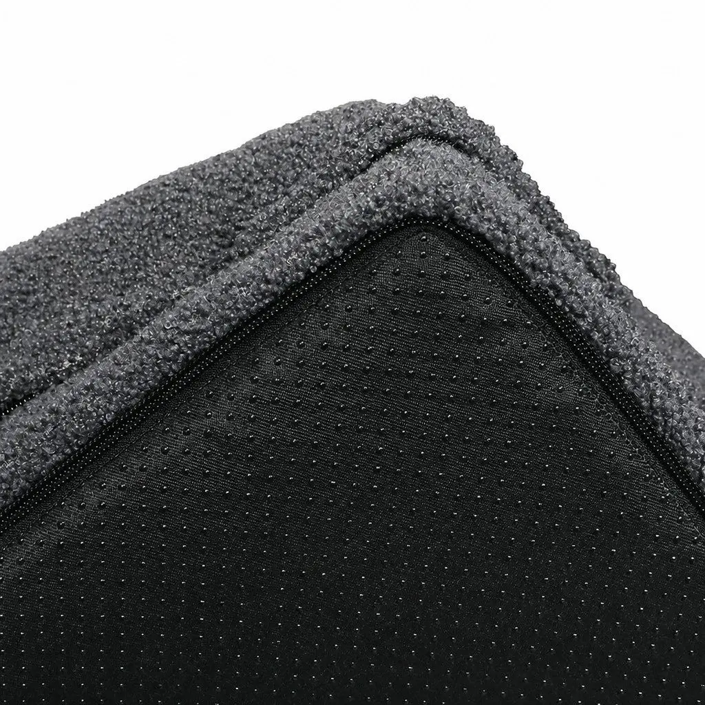 Memory Foam Pet Sofa Bed Grey 71cm x 58cm Orthopaedic Foam Washable Cover