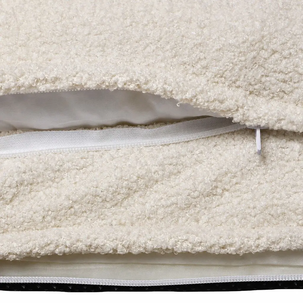 Memory Foam Pet Sofa Bed Orthopedic Dog Cat Lounger Raised Rim Washable Cover