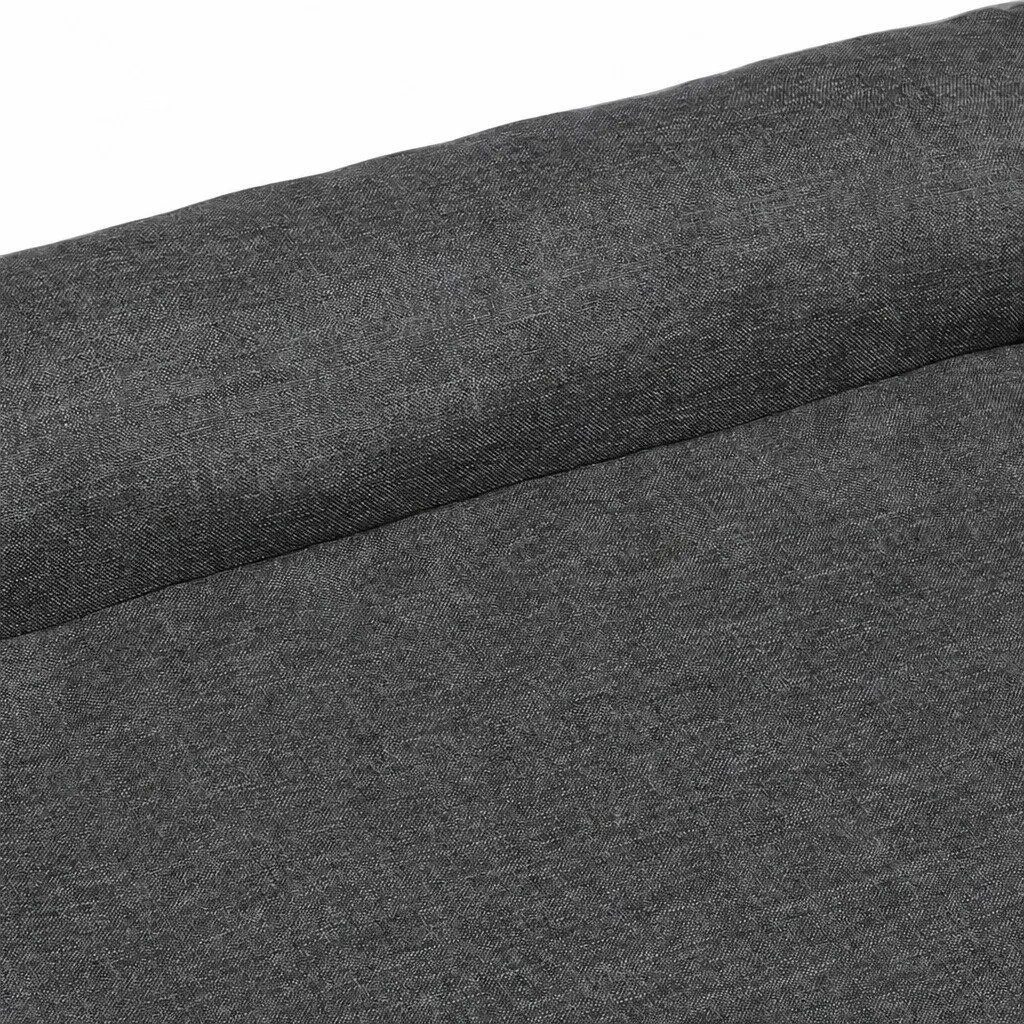 Orthopedic Dog Bed Grey Large Memory Foam Bolster Sofa Support