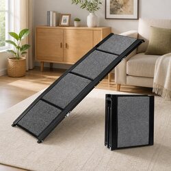 Extra Long Dog Ramp Foldable Pet Portable Anti-Slip 100kg Large Breed Car Access