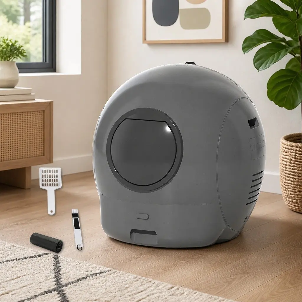 Self-Cleaning Cat Litter Box for Cat Owners