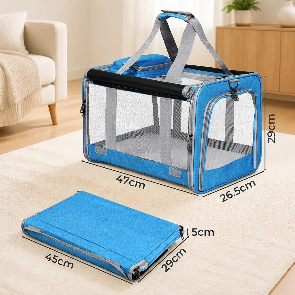 Pet Soft Carrier Bag 3 in 1 M Size Portable Shoulder Handbag Crossbody Dog Cat