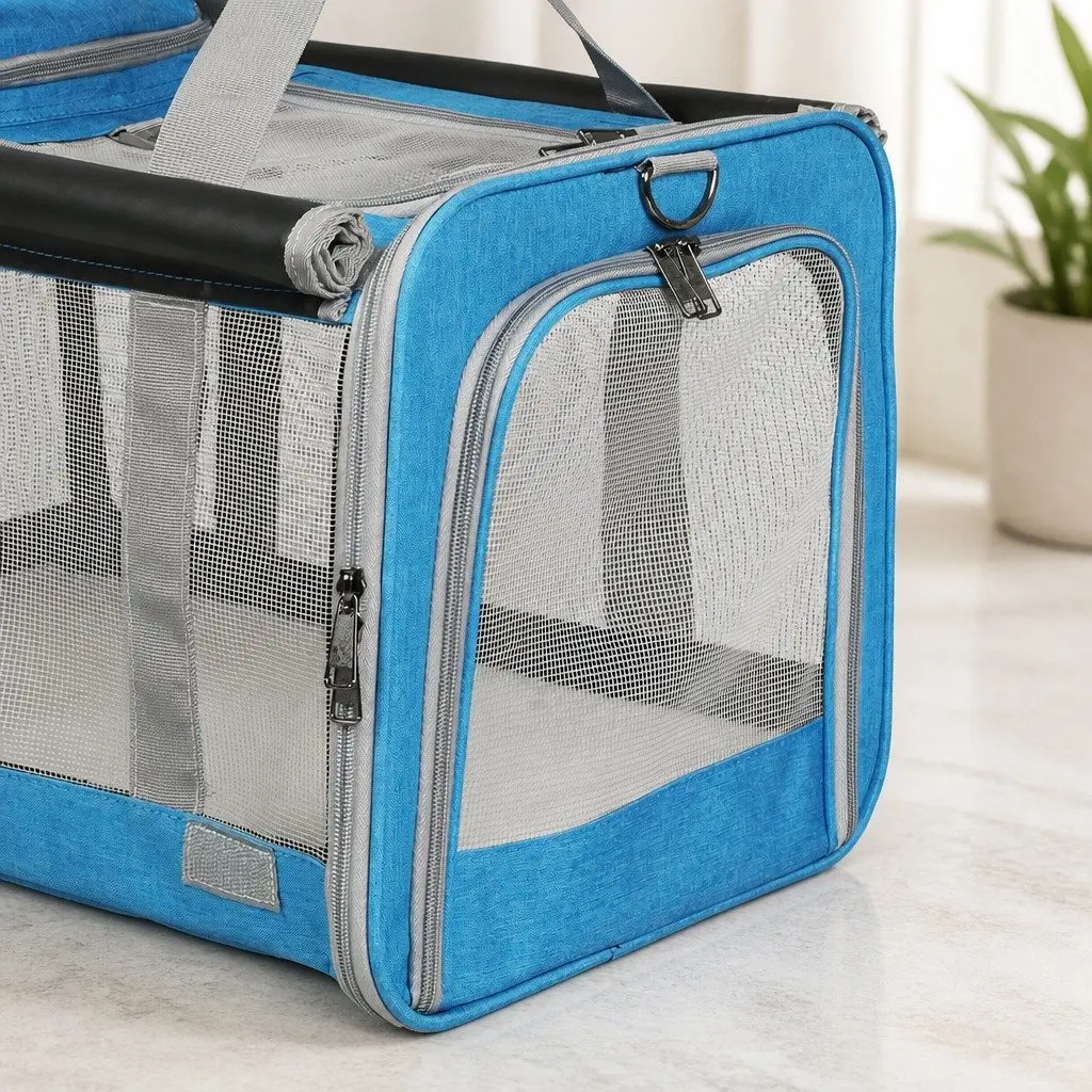 Pet Soft Carrier Bag 3 in 1 M Size Portable Shoulder Handbag Crossbody Dog Cat