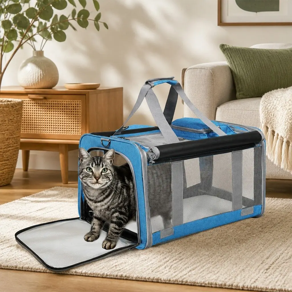 Pet Soft Carrier Bag 3 in 1 M Size Portable Shoulder Handbag Crossbody Dog Cat