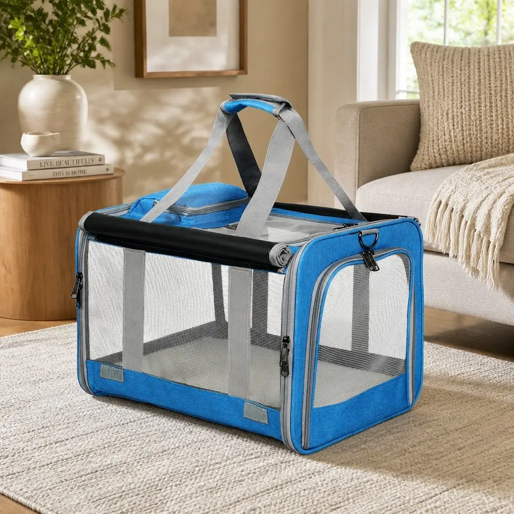 Pet Soft Carrier Bag 3 in 1 M Size Portable Shoulder Handbag Crossbody Dog Cat