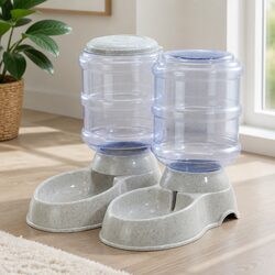 Convenient 3.5L Automatic Pet Feeder and Water Dispenser