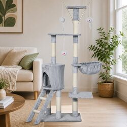 Compact Multi-Level Cat Tree with Essential Features