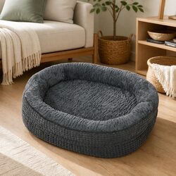 Concise Orthopedic Dog Bed with Plush Design
