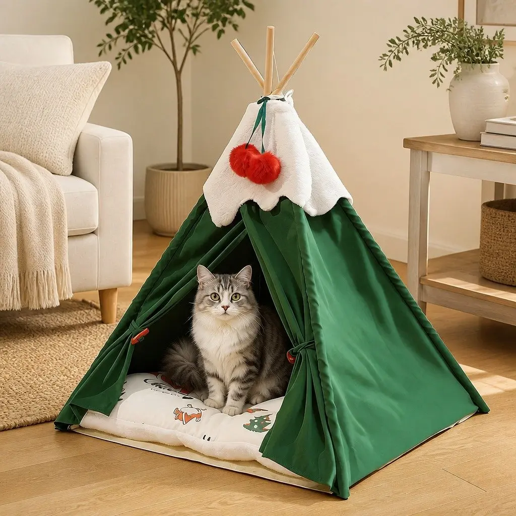Indoor Pet Tent Bed for Small Animals