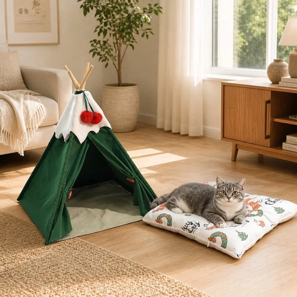 Indoor Pet Tent Bed for Small Animals