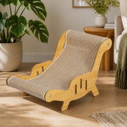 Concise Cat Scratcher Bed with Resting Pad