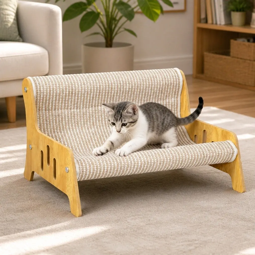 Cat Scratcher Bed Lounge Chair 52cm Scratching Pad Indoor Furniture Resting