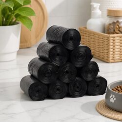 Cat Litter Box Waste Bags 10 Rolls 300 Pcs Replacement Garbage Bags Dispenser