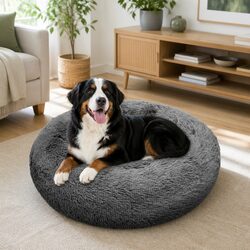 Calming Pet Bed: Plush Comfort in a Compact Design