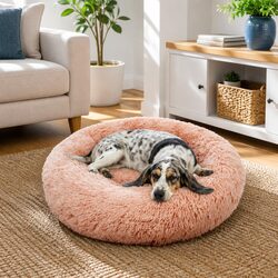 Concise Overview of 90cm Plush Dog Bed in Pink