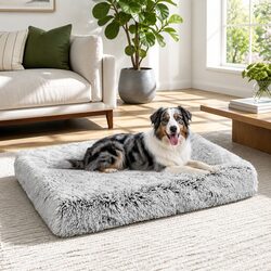 Plush Pet Bed - Size L for Ultimate Comfort