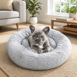 Concise Round Pet Bed for Ultimate Comfort