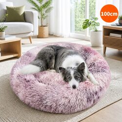 Round Nest Pet Bed - Plush and Cozy