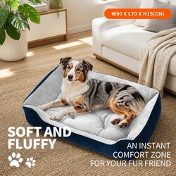 PawFriends Walled Pet Bed: Comfort in Simplicity