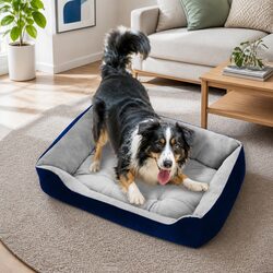Welcoming PawFriends Walled Pet Bed for Your Furry Friend