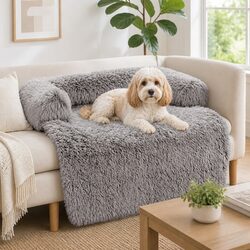 Plush Dog Sofa Cushion - Cozy and Easy to Maintain