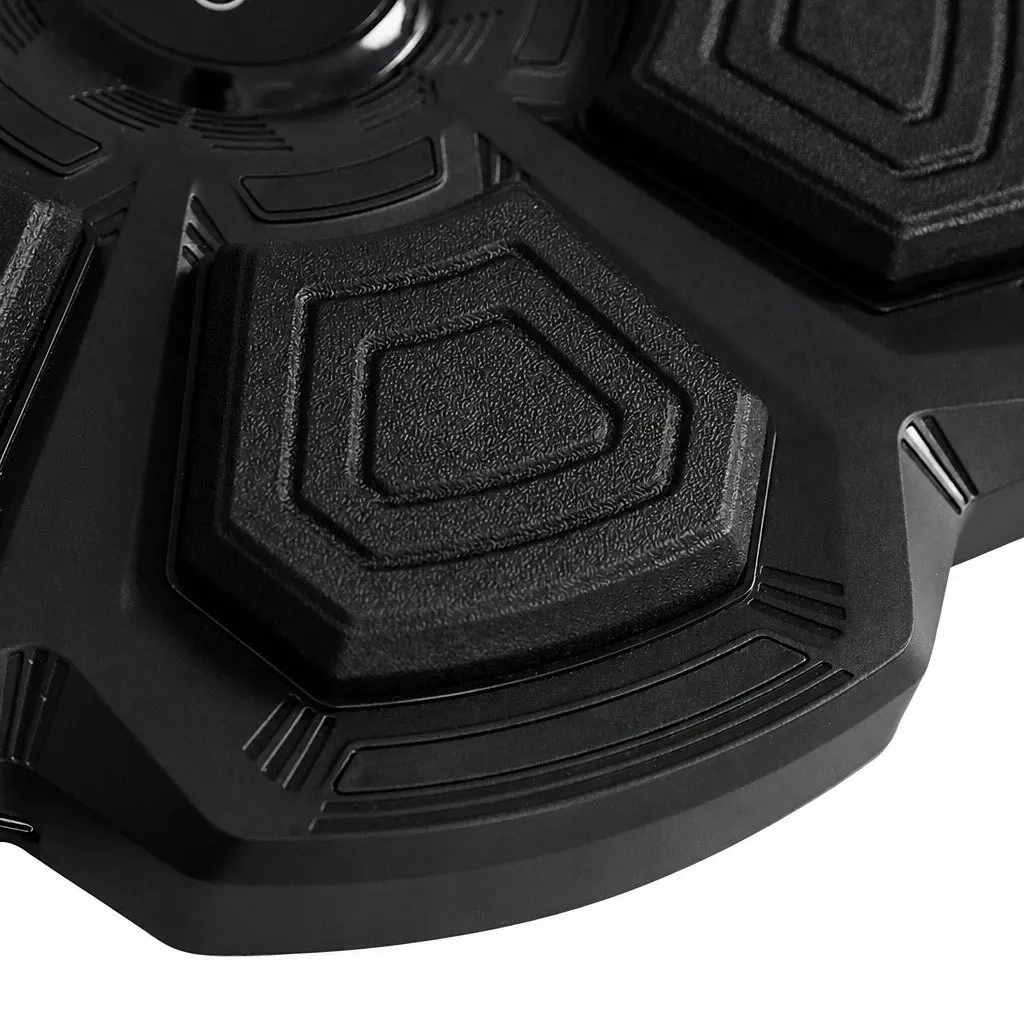 Electronic Punching Box Black Wall Mounted 9 Speed Modes Bluetooth Home Fitness
