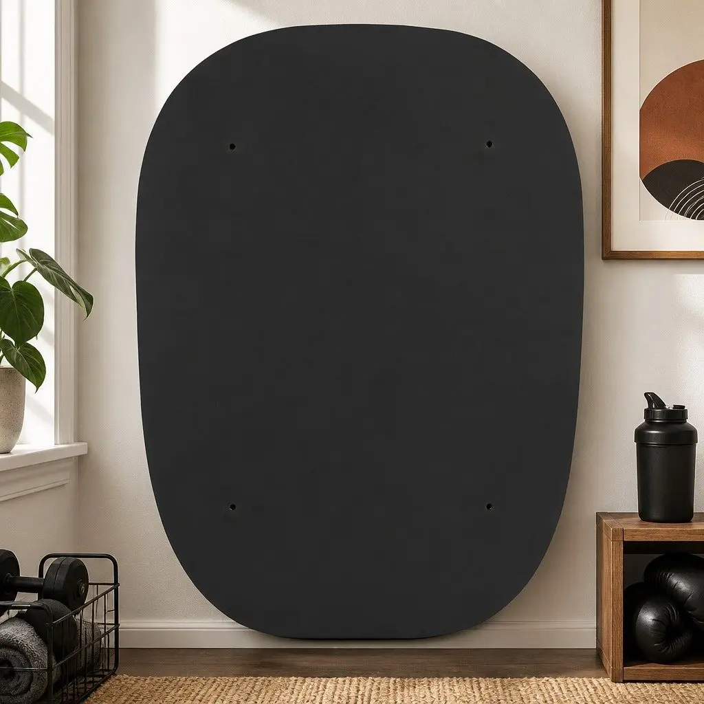 Music Boxing Machine Black 48cm x 61cm 10 Speed 9 Modes Smart Punching Bag Home Workout Training